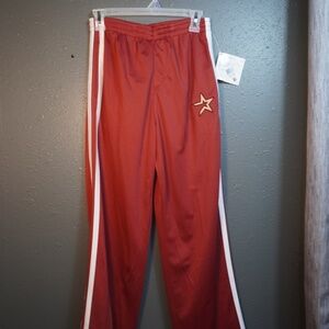 MLB Unisex Youth Houston Astros Red New With Tags Jogger Pants Size M-XL